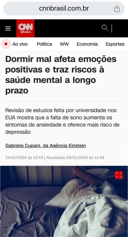 Reportagem: dormir mal afeta emoções positivas e traz riscos à saúde mental a longo prazo